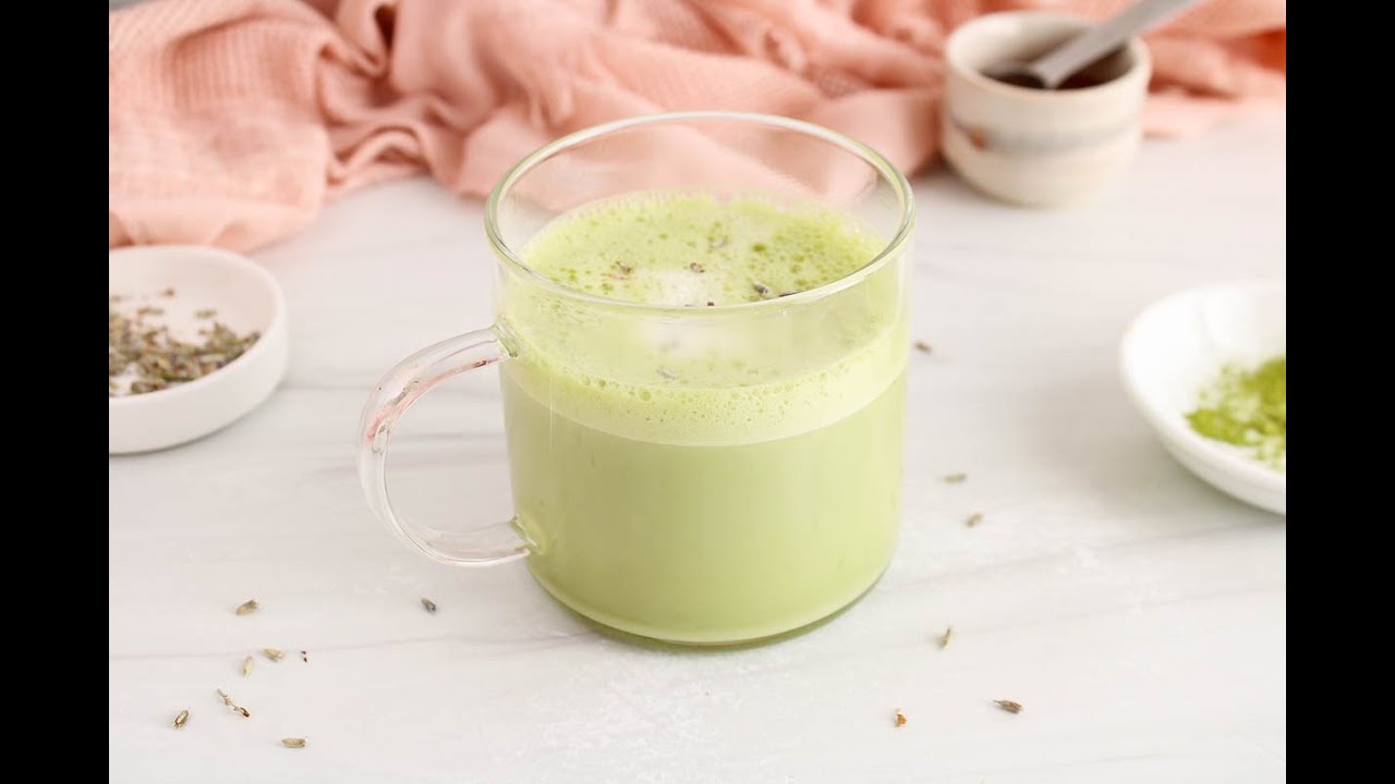Lavender Matcha Latte