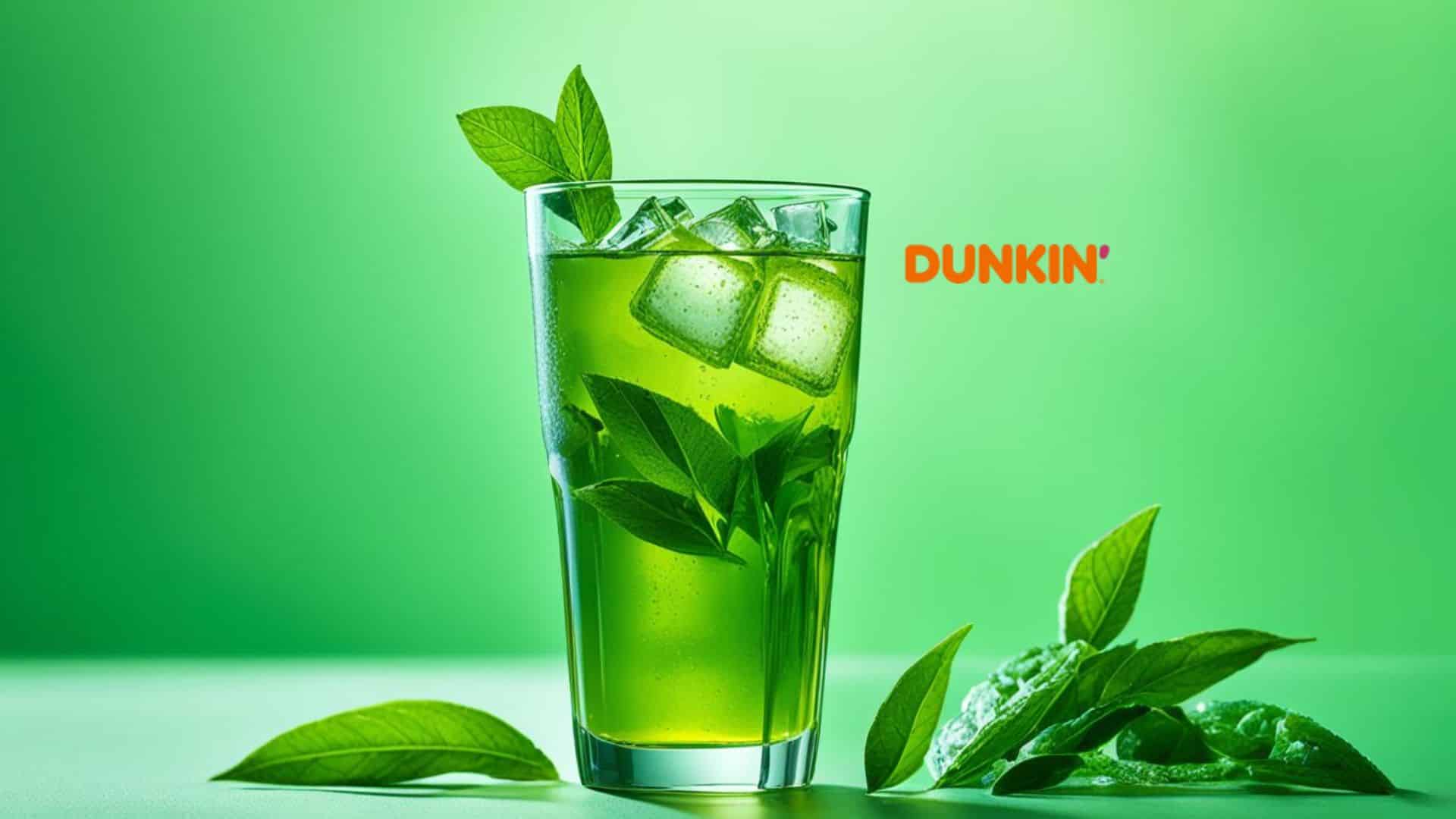 dunkin green tea