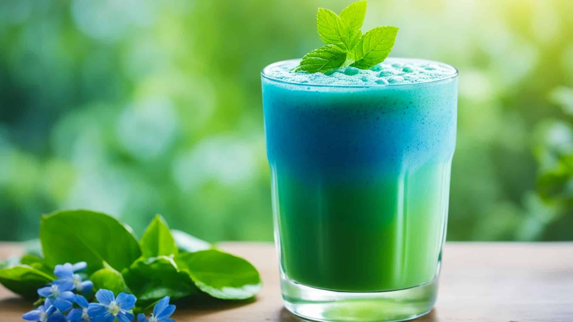 blue matcha