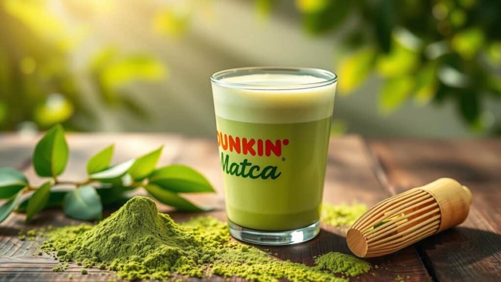 Dunkin's Matcha Latte