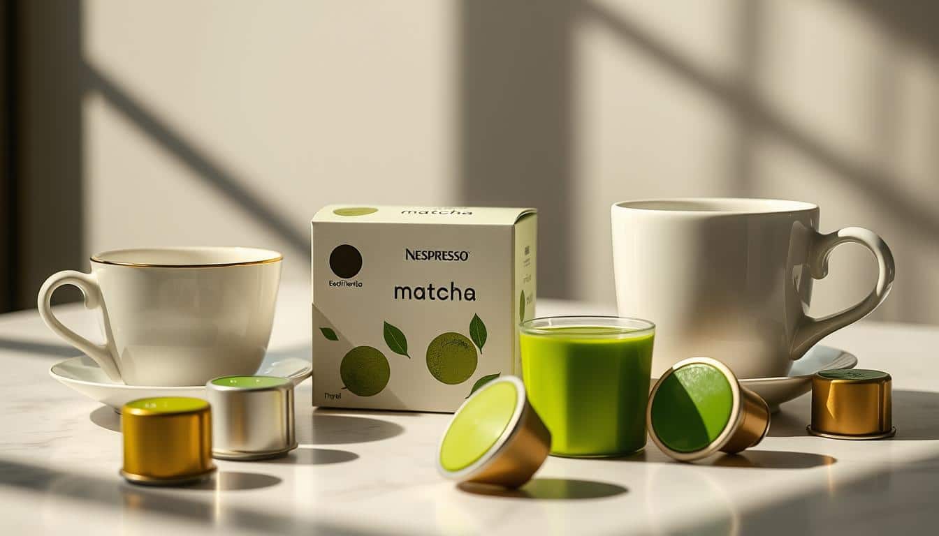 Nespresso's recyclable matcha capsules