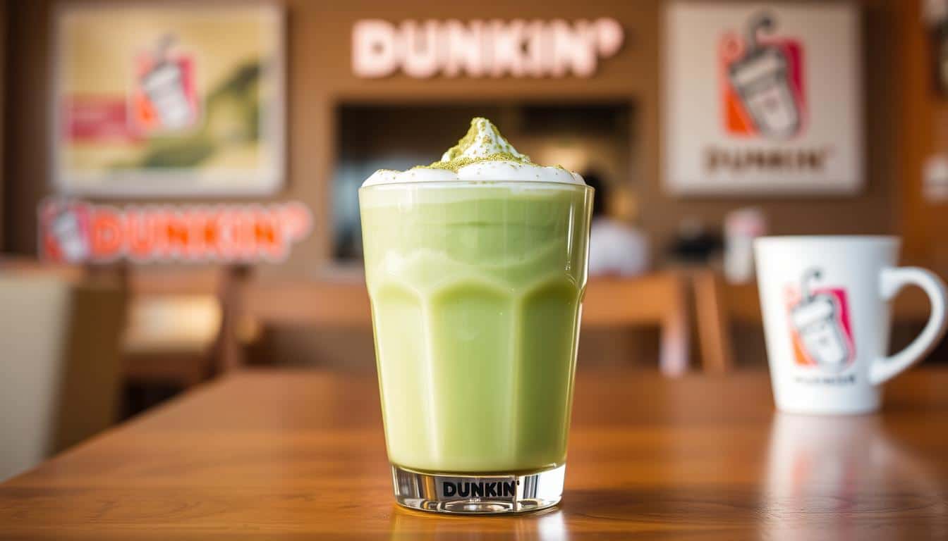 dunkin matcha latte