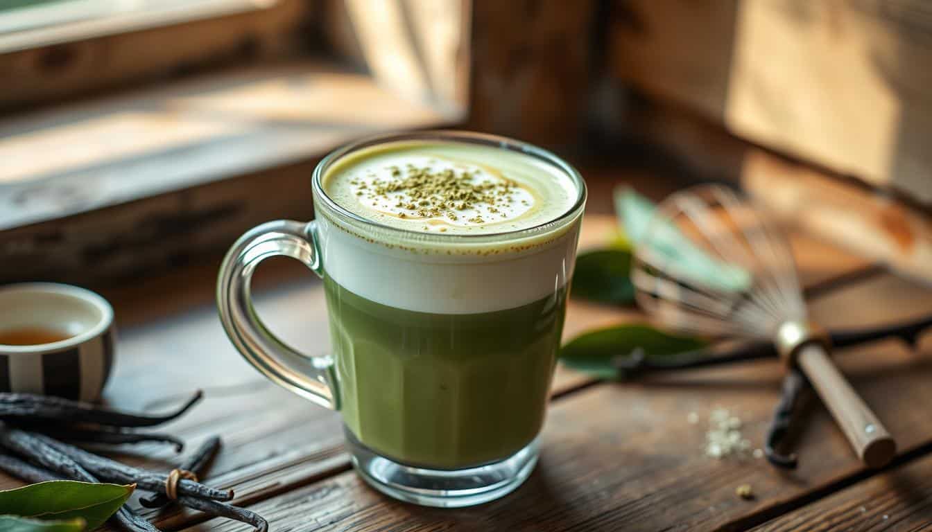 vanilla matcha latte