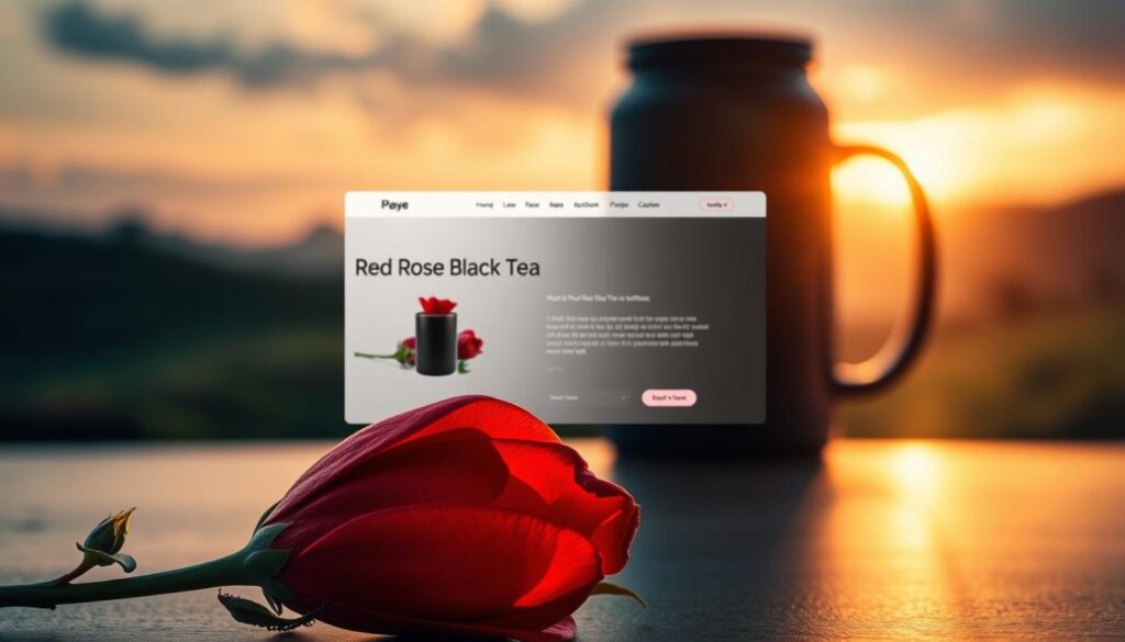 buy red rose black tea online