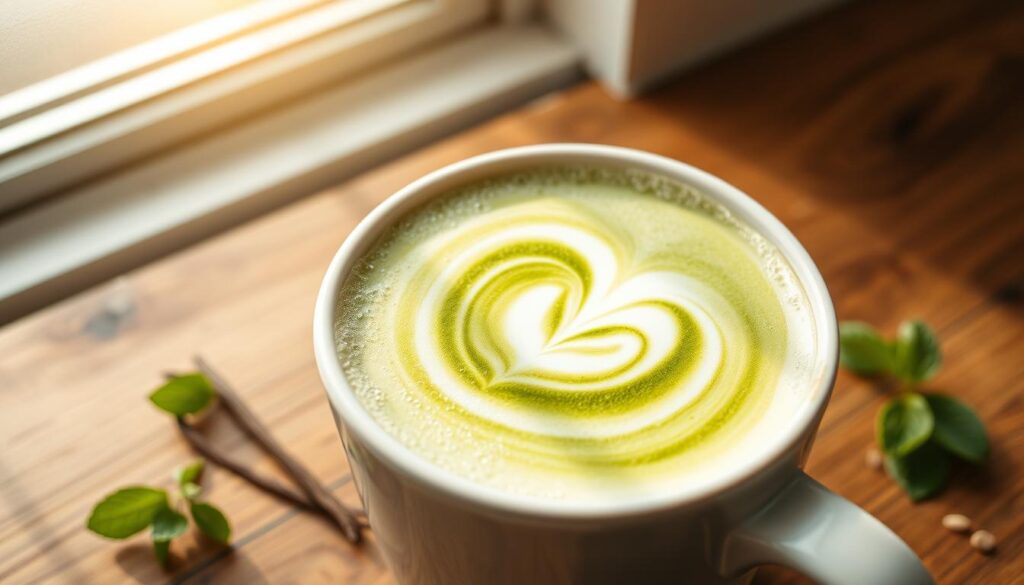 vanilla matcha latte