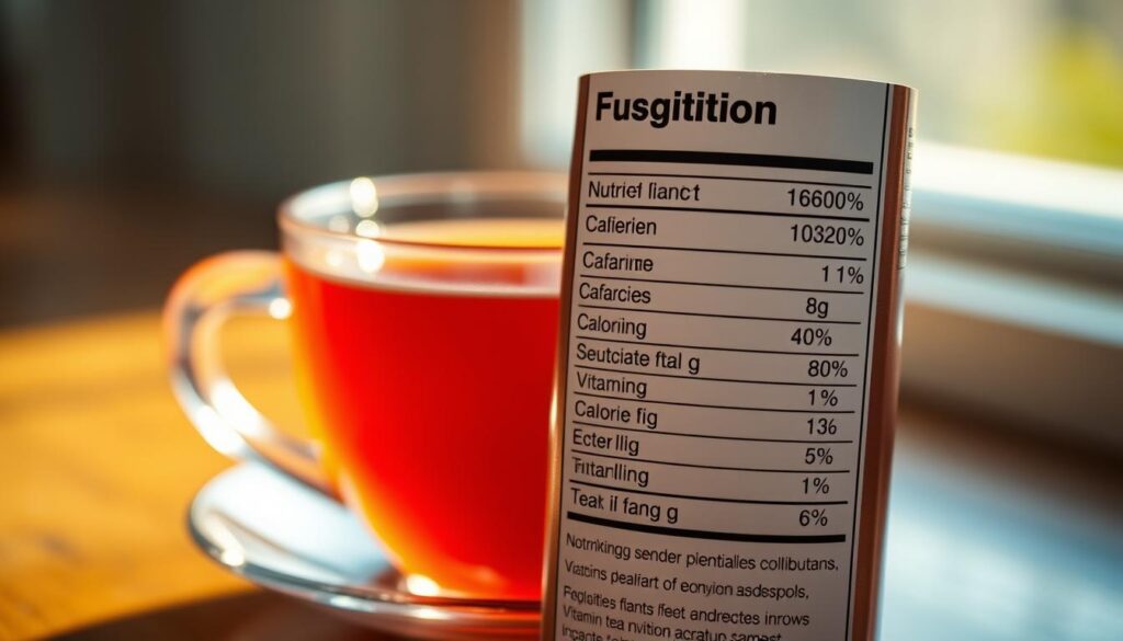 English breakfast tea nutrition