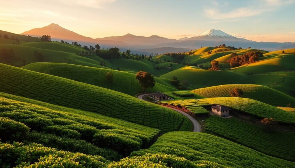 Tea-Growing Regions in Kenya