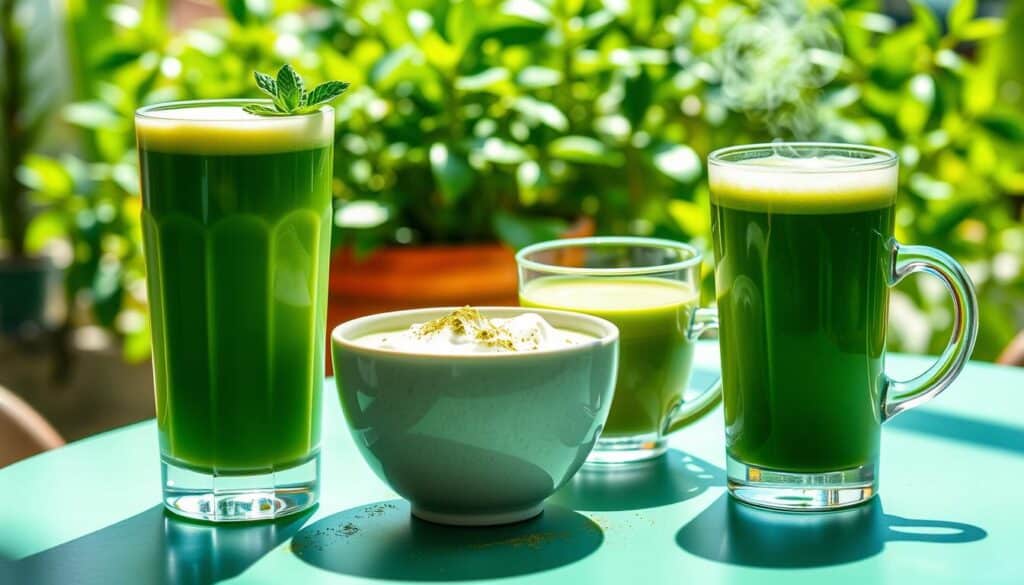 healthy matcha drinks