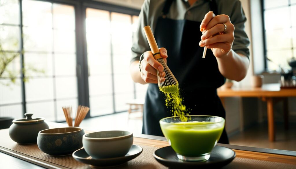 matcha preparation